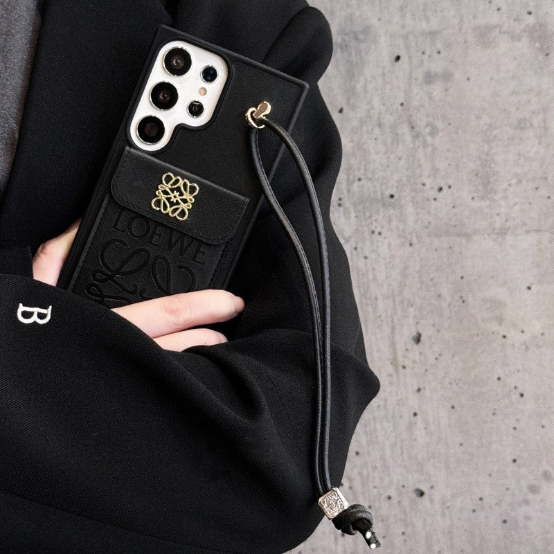 LuxeLeather™ Embossed Wallet Case