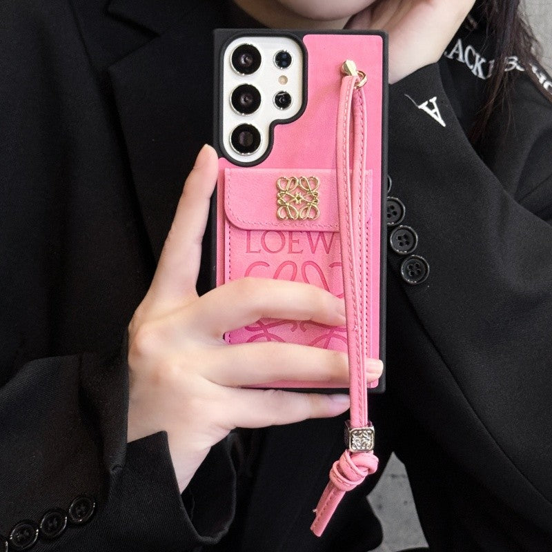 LuxeLeather™ Embossed Wallet Case