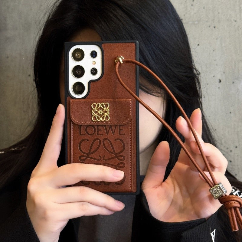 LuxeLeather™ Embossed Wallet Case